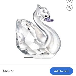 NEW Swarovski Crystal LovLots Figurine Swan BROADWAY AUDREY retired 2013